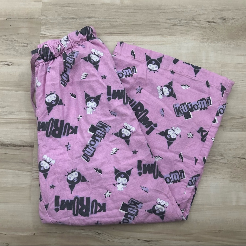 Hello Kitty x Forever 21 Kuromi Flannel Pajama Pants Size Small *ALTERED*
